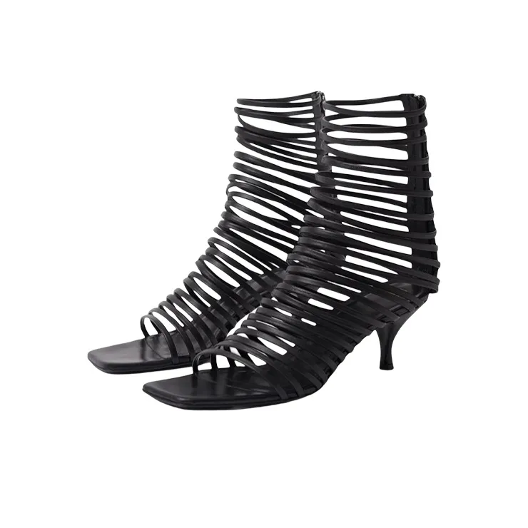 TOTEME Stylish Sandal 3cm Women's Black-2