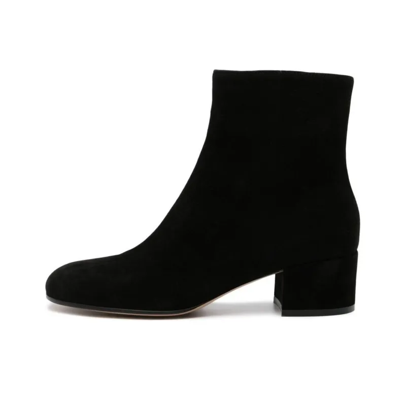 GIANVITO ROSSI Margaux 45mm Suede Ankle Boots-0