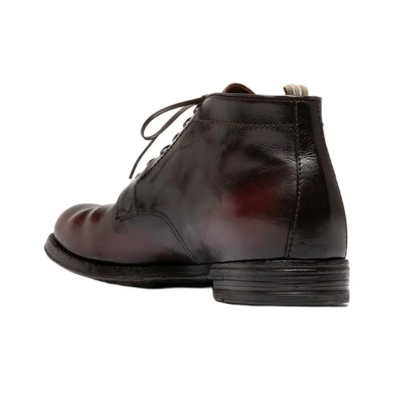 Officine Creative Anatomia Ankle Boots 3cm Men's Burgundy-3