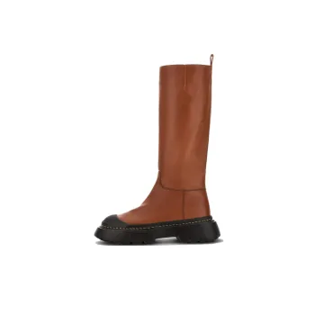 HOGAN Knee high Boots 5cm Women's Brown