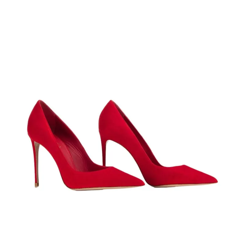 Le Silla Eva Slim Heel High Heels 10cm Women's Red-2