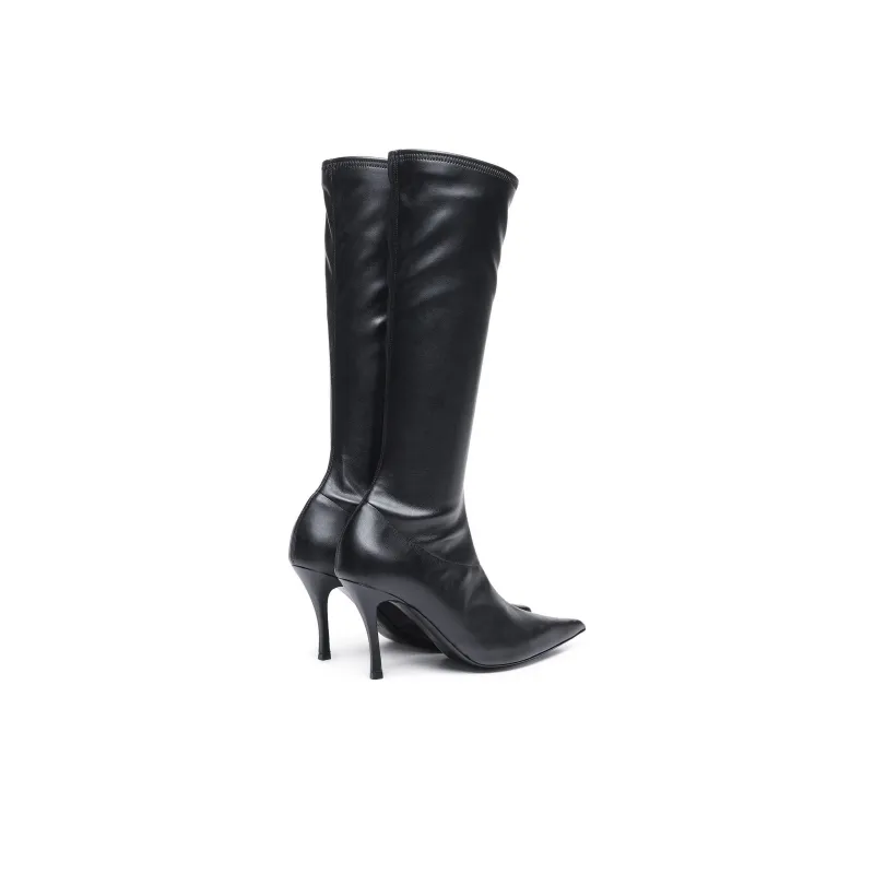 DIESEL D-Venus Kbt Knee-high Boots Women's Black-3