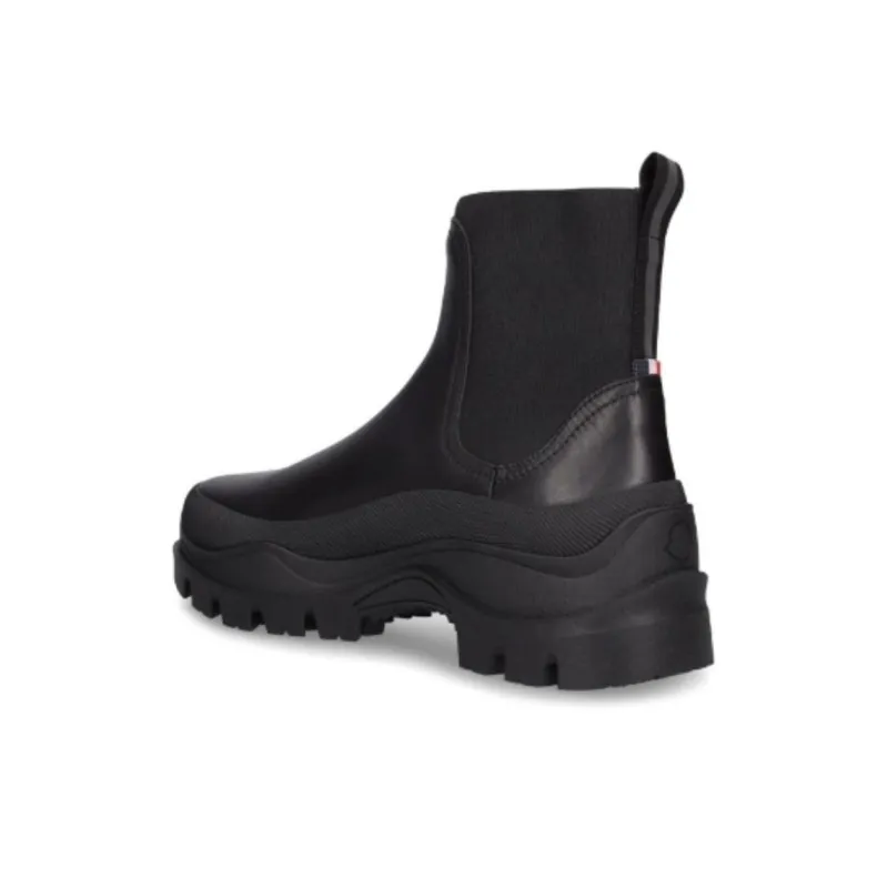 Moncler Ankle Boots 5.5cm Men's Black-3