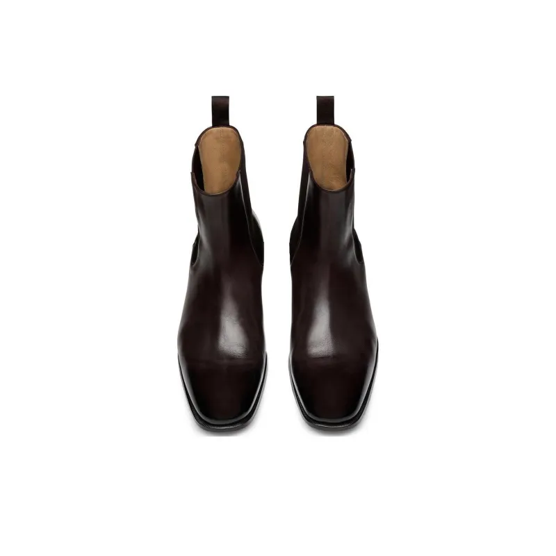 TOM FORD Short Chelsea Boots 4cm Men's Umber-2