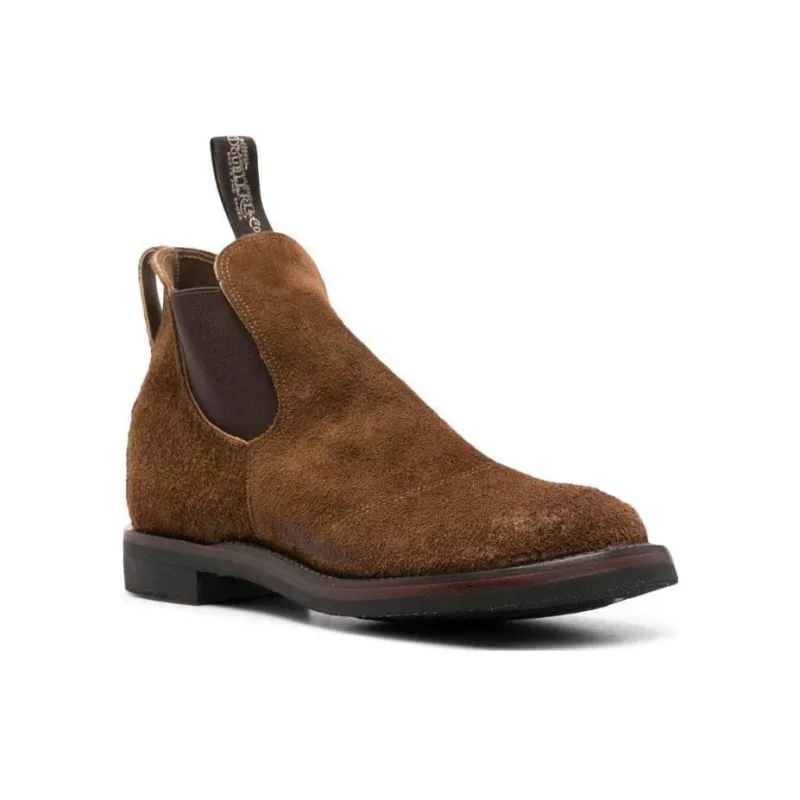 Polo Ralph Lauren RRL Short Chelsea Boots Men's Brown-1