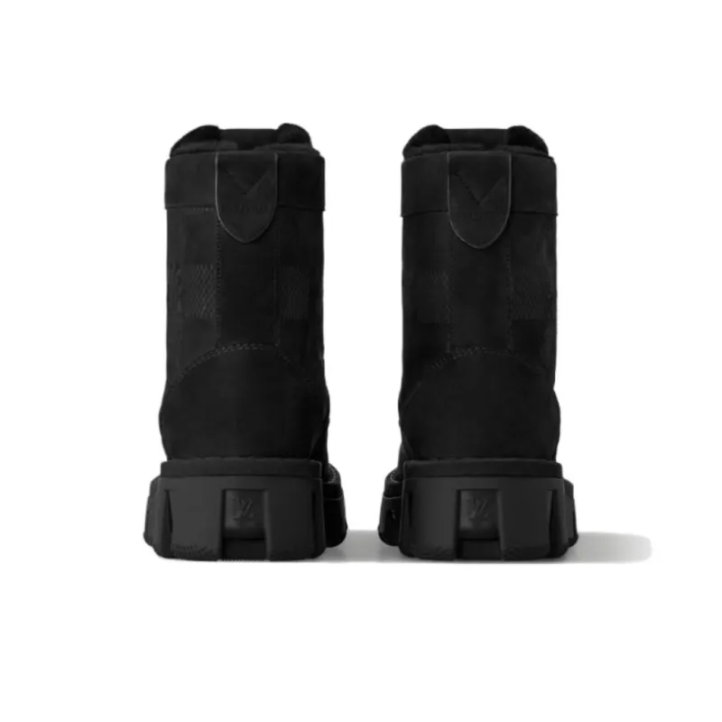 LOUIS VUITTON Ranger Short Martin Boot Men's Black-4