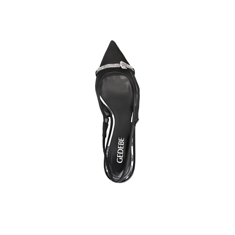 Gedebe 50mm Crystal embellished Pumps-4