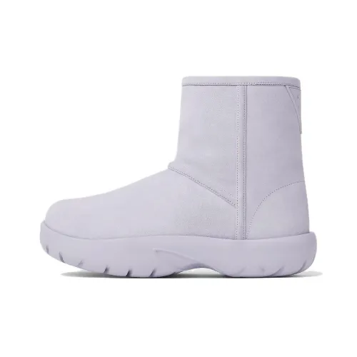 Bottega Veneta Snap Ankle Boots 3.5cm Women's Oyster Purple
