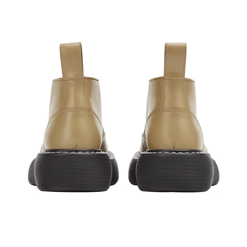 Bottega Veneta Bounce Ankle Boot Khaki Women's-3
