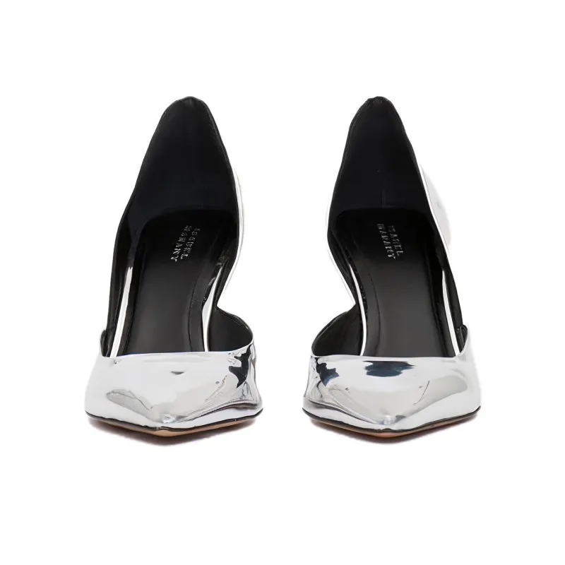 ISABEL MARANT Purcy 80mm Metallic Pumps-3
