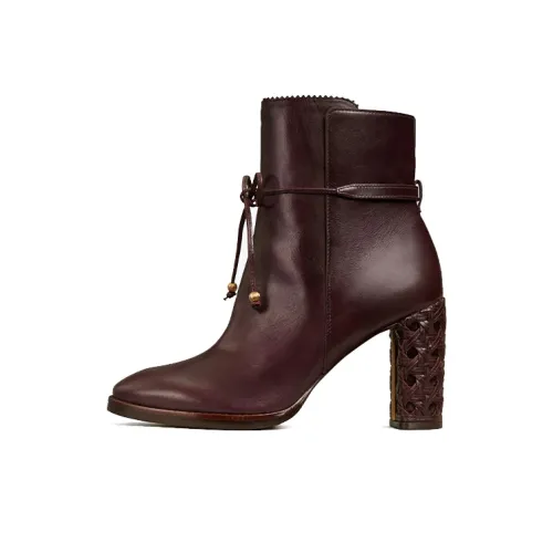 TORY BURCH Ankle Boots Women's Burgundy