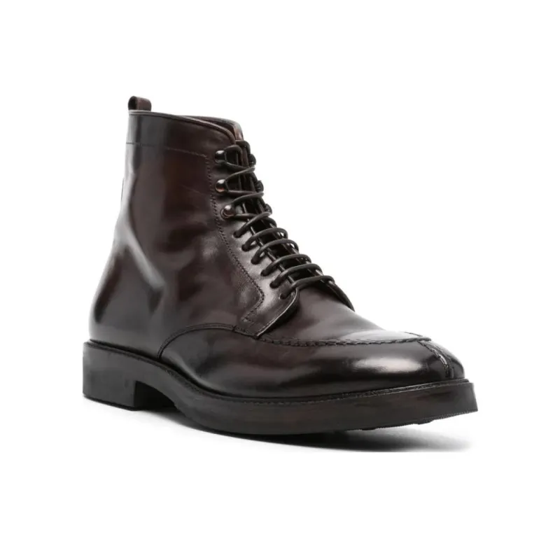 Alberto Fasciani Caleb Leather Ankle Boots-2