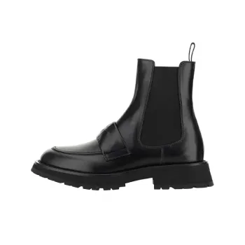 Alexander McQueen Round Toe Boots