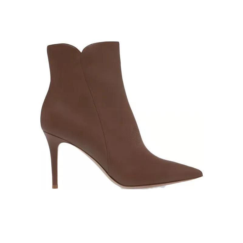 GIANVITO ROSSI Levy 95mm Pointed-toe Boots-1