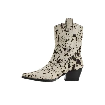 Staud June Ankle Boots 4cm Women's White