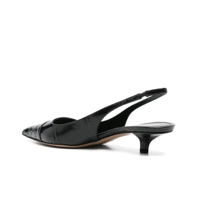 Paris Texas Miranda Slim Heel Casual Single Shoes 3.5cm Women's Black-4