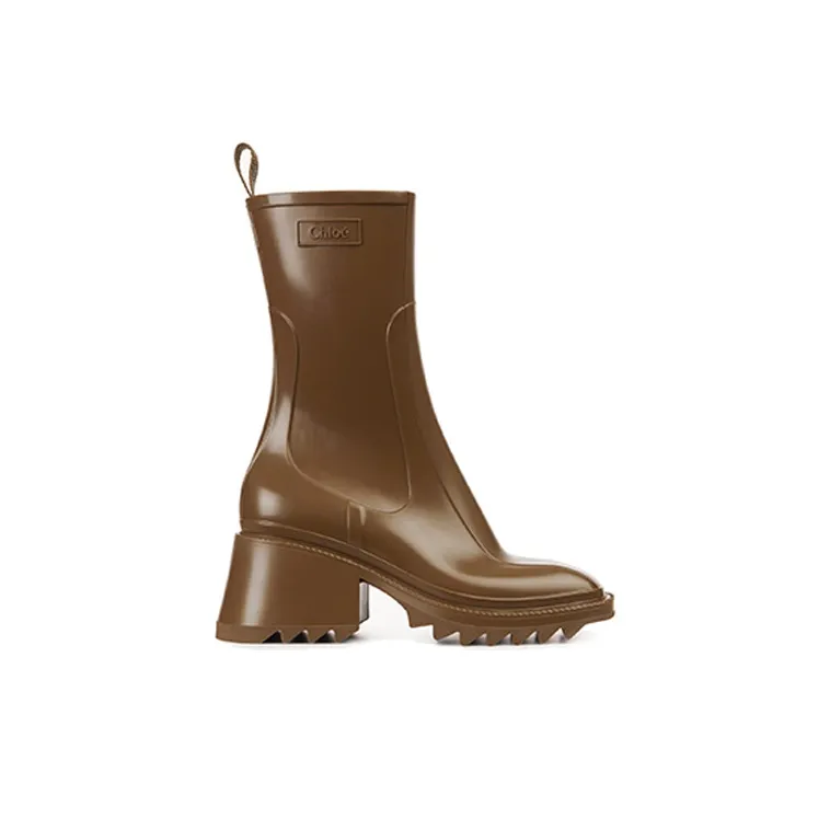 Chloé Chelsea Boots Women's Low-Top Brown-1