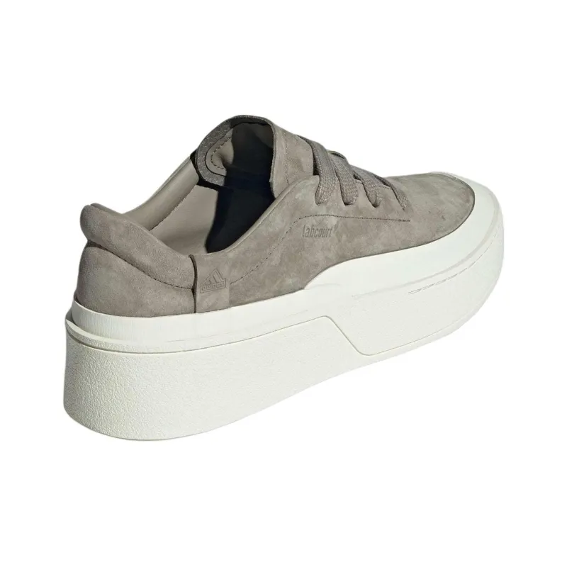 Adidas Labcourt Anti-Slip Wear-Resistant Low-Top Skateboard Shoes Unisex Earth Brown White-3