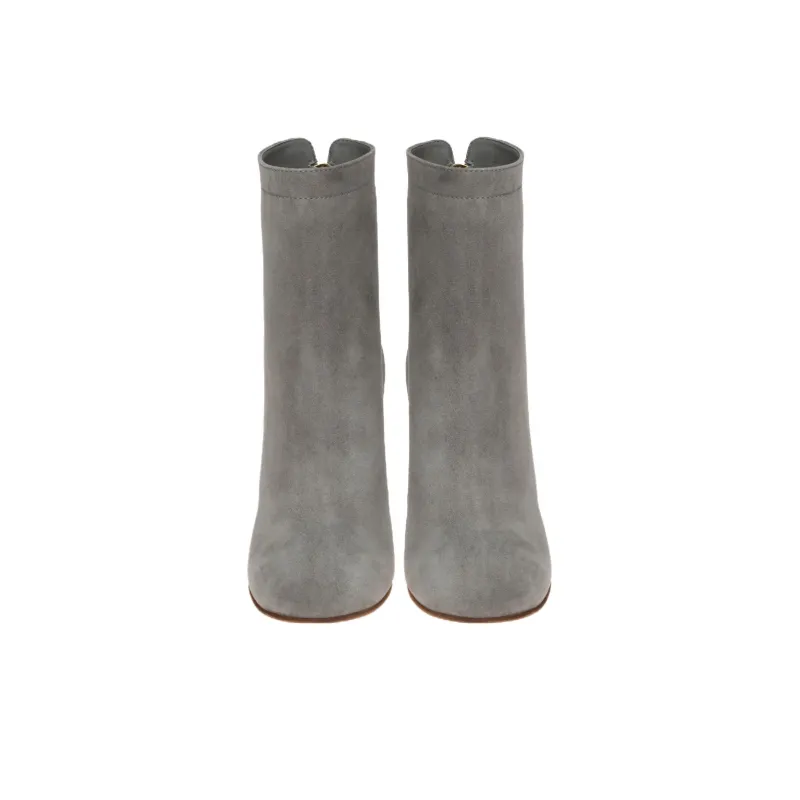 GIANVITO ROSSI Bellamy Ankle Boots Women's Gray-3