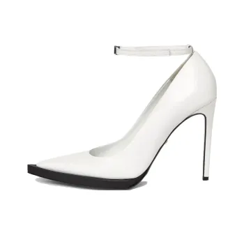 GCDS 110mm Pointed Leather Pumps