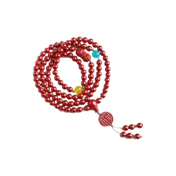 Strange Snow Reconstructed Cinnabar Bracelets Unisex