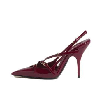 MIU MIU 105mm Buckle detail Slingblack Pumps