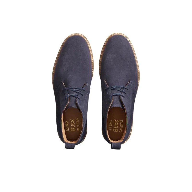 G.H. Bass & Co. Blair Chukka Buc Ankle Boots Women's Blue-3