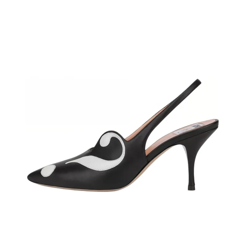 MOSCHINO 75mm Nappa Pumps-0