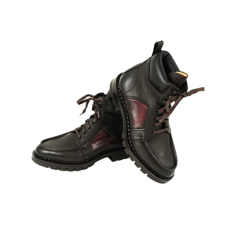 Santoni Aurelio Ankle Boots Men's Dark Brown-4