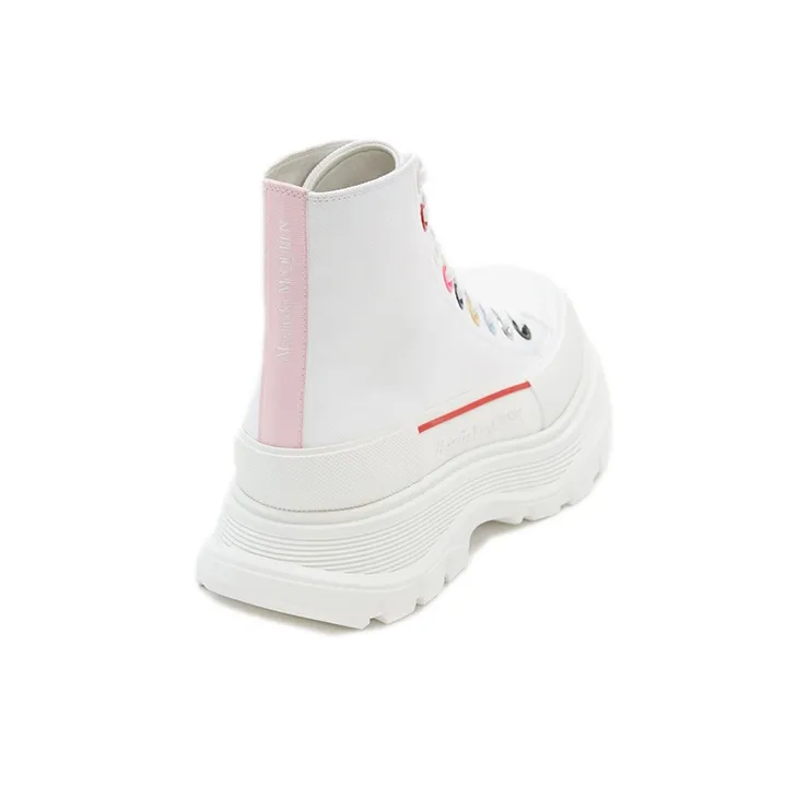 Alexander McQueen Tread Slick Boot White Multicolour Women's-3