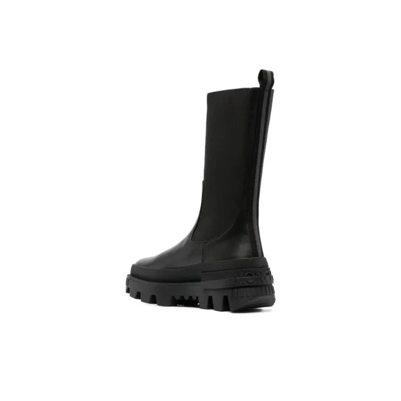 Moncler Logo Embossed Slip-On Boots Women's-3