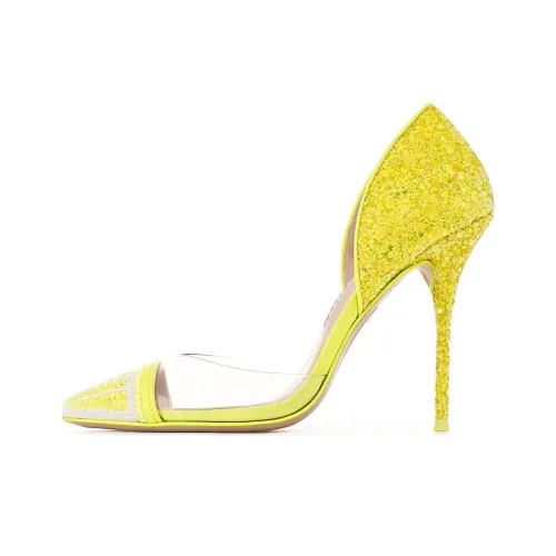 Sophia Webster Slim Heel High Heels 10cm Women's Yellow
