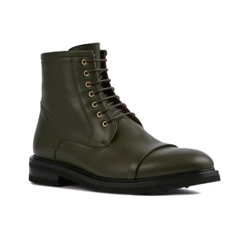 Malone Souliers Ankle Boots Men's Pine Wood Color-2
