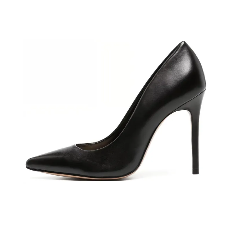 Schutz Slim Heel High Heels Women's Black-0