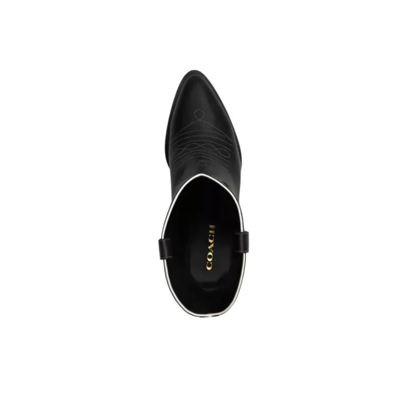 COACH Pamela Ankle Boots 5.5cm Women's Black-3