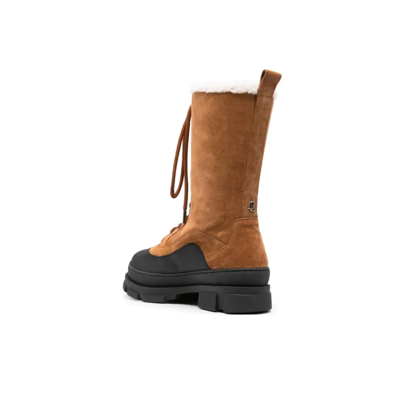 Jimmy Choo Aldea Lace-up Suede Boots-3