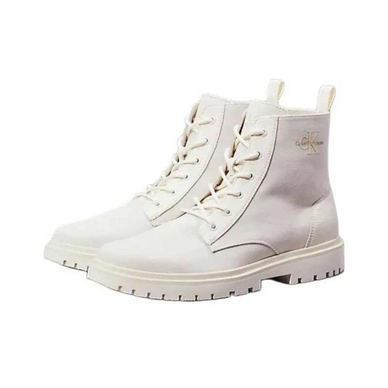 CALVIN KLEIN Ankle Boots 3cm Men's White-2