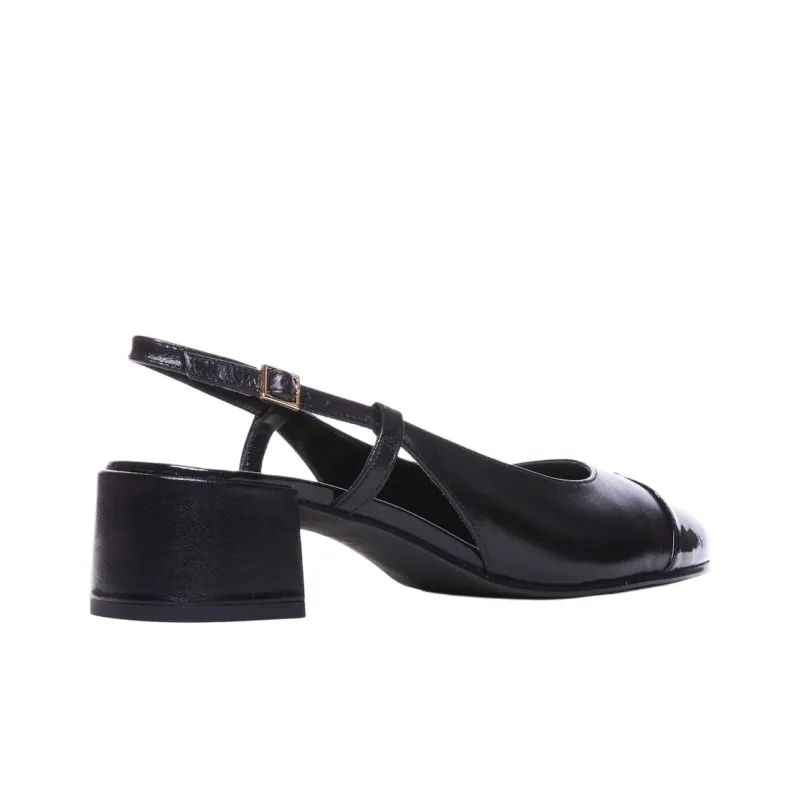 TORY BURCH Chunky Heel High Heels 4.5cm Women's Black-2