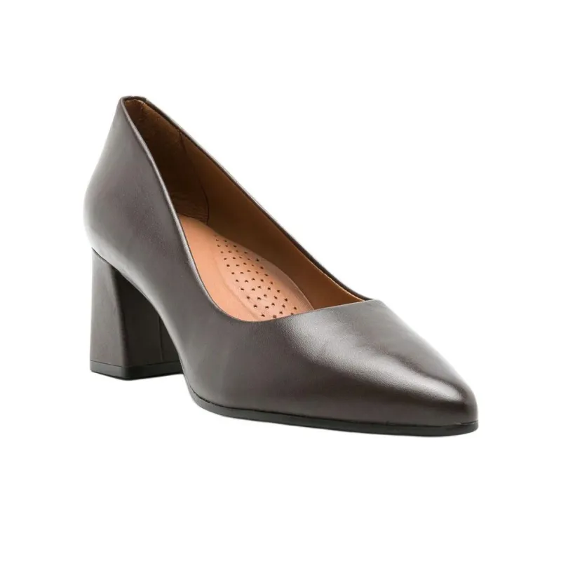 Sarah Chofakian Scarpin Francesca Block Heel High Heels 5cm Women's Gray Black-2