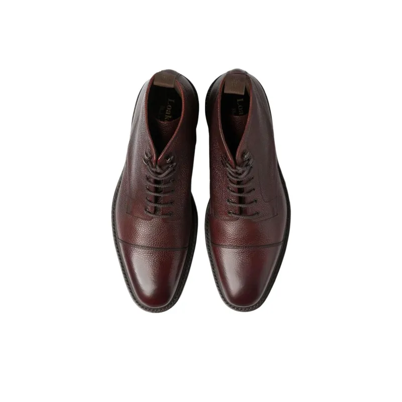 LOAKE Victory Ankle Boots Men's Brown Red-3