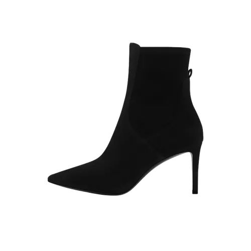 STELLA LUNA STAGGER DAGGER Ankle Boots 8cm Women's Black