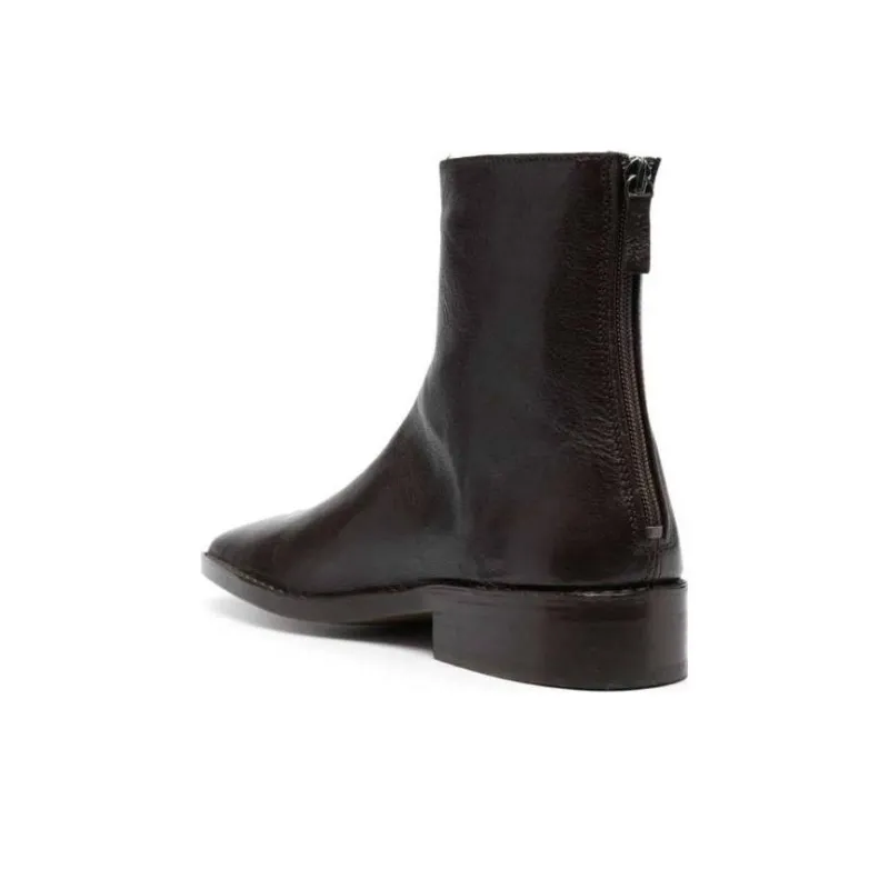 Lemaire Ankle Boots Men's Dark Brown-2