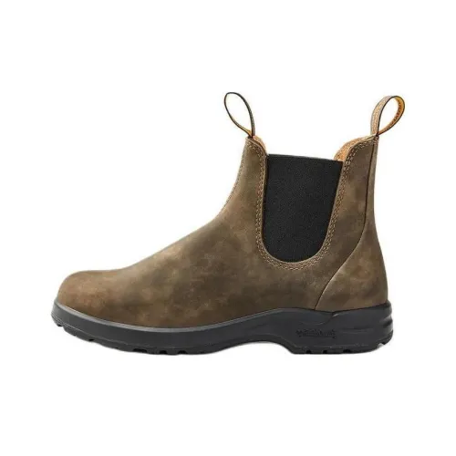 Blundstone Vibram Short Chelsea Boots Unisex Brown
