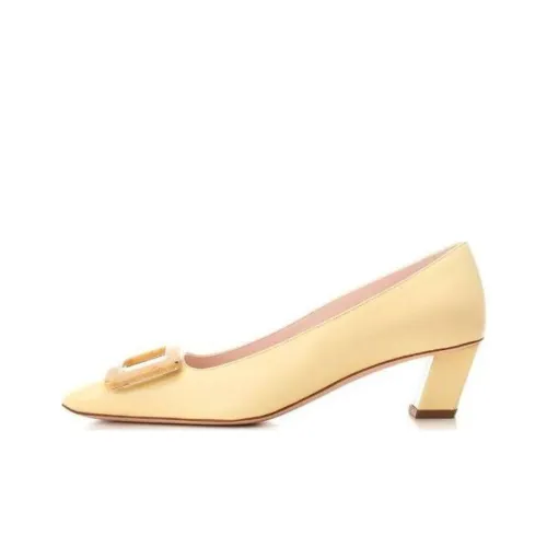 Roger Vivier Chunky Heel High Heels 5cm Women's Yellow