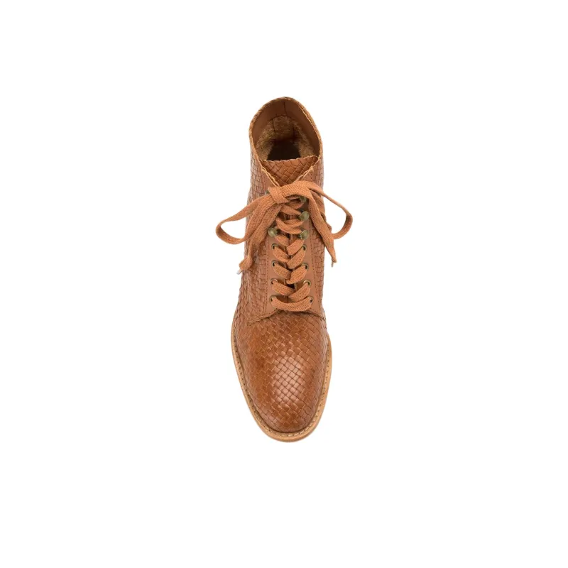 Sarah Chofakian Tresse Ankle Boots Women's Light Brown-4