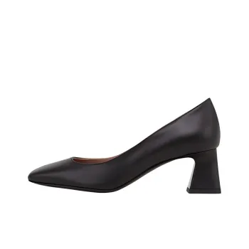 Pollini Nina Block Heel High Heels 5.5cm Women's Black