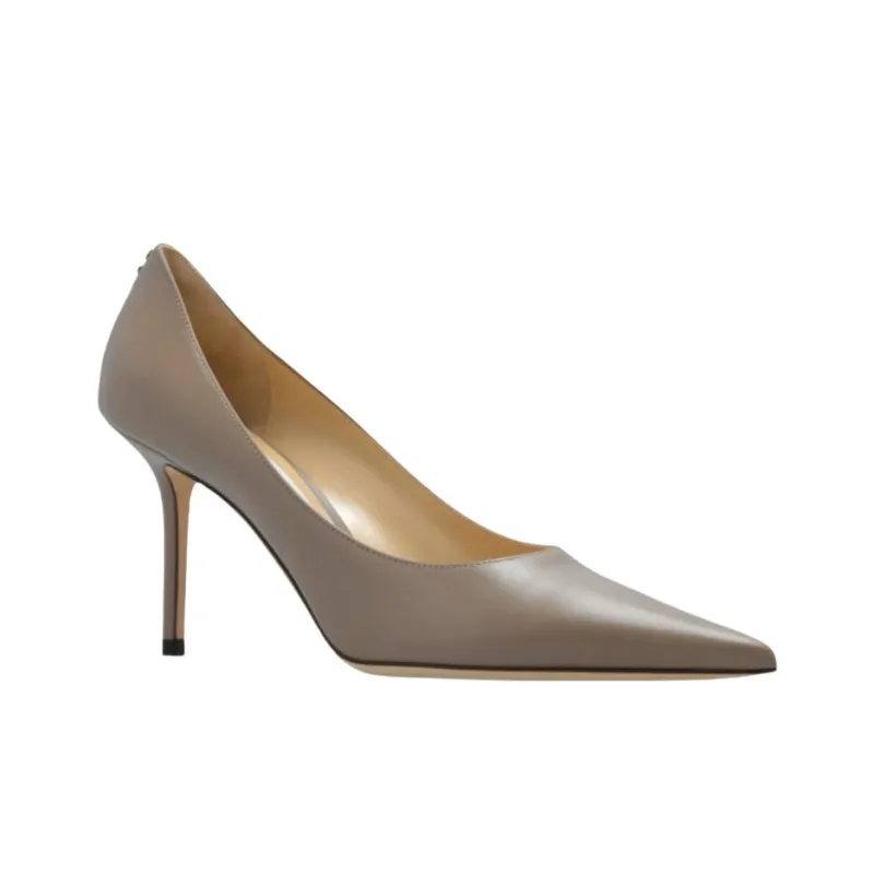 Jimmy Choo Love' Slim Heel High Heels 9cm Women's Beige-2