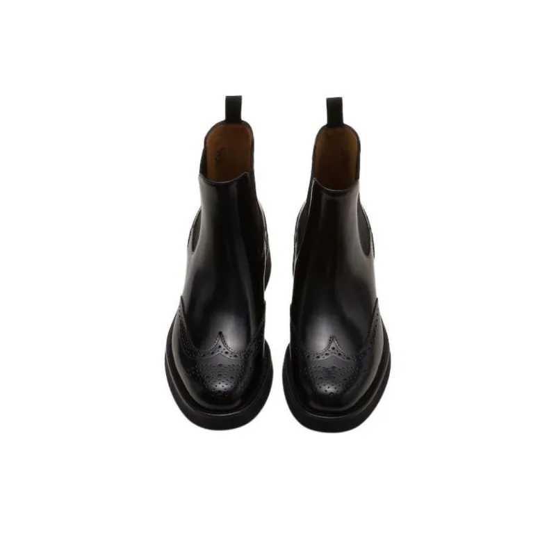 CHURCH'S Ketsby L Short Chelsea Boots Women's Black-4