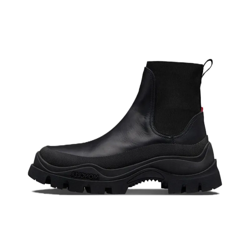 Moncler Ankle Boots 5.5cm Men's Black-0