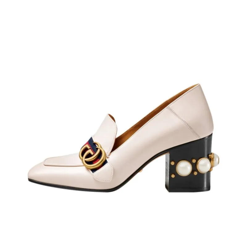 GUCCI High Heels 7.5cm Women's Ivory White-0
